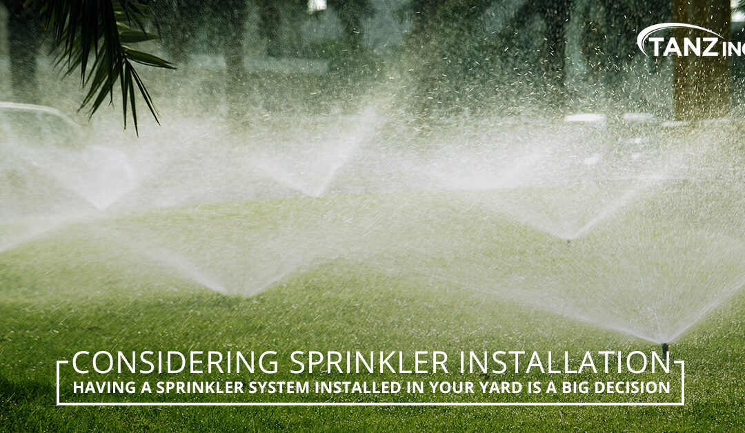 Considering Sprinkler Installation in Charlotte