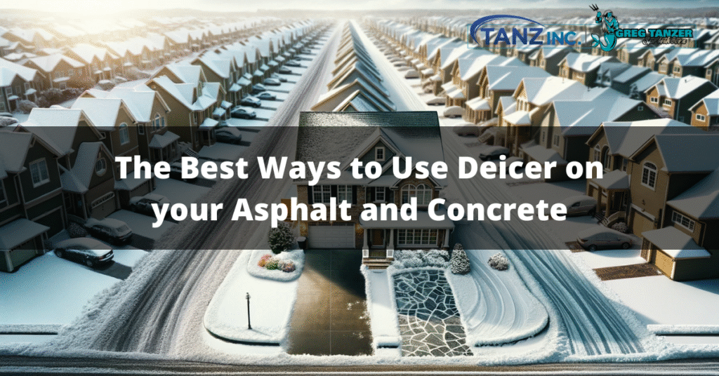 The Best Ways to Use Deicer on your Asphalt and Concrete TANZ Inc