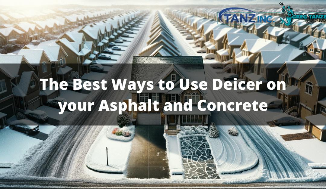 The Best Ways to Use Deicer on your Asphalt and Concrete