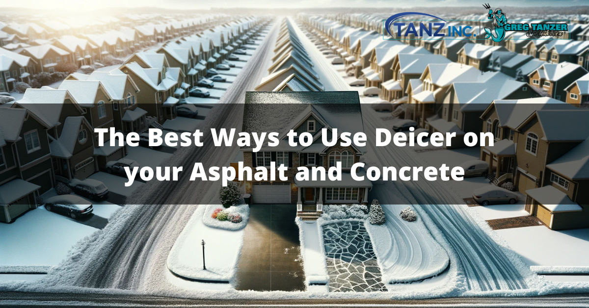 The Best Ways to Use Deicer on your Asphalt and Concrete