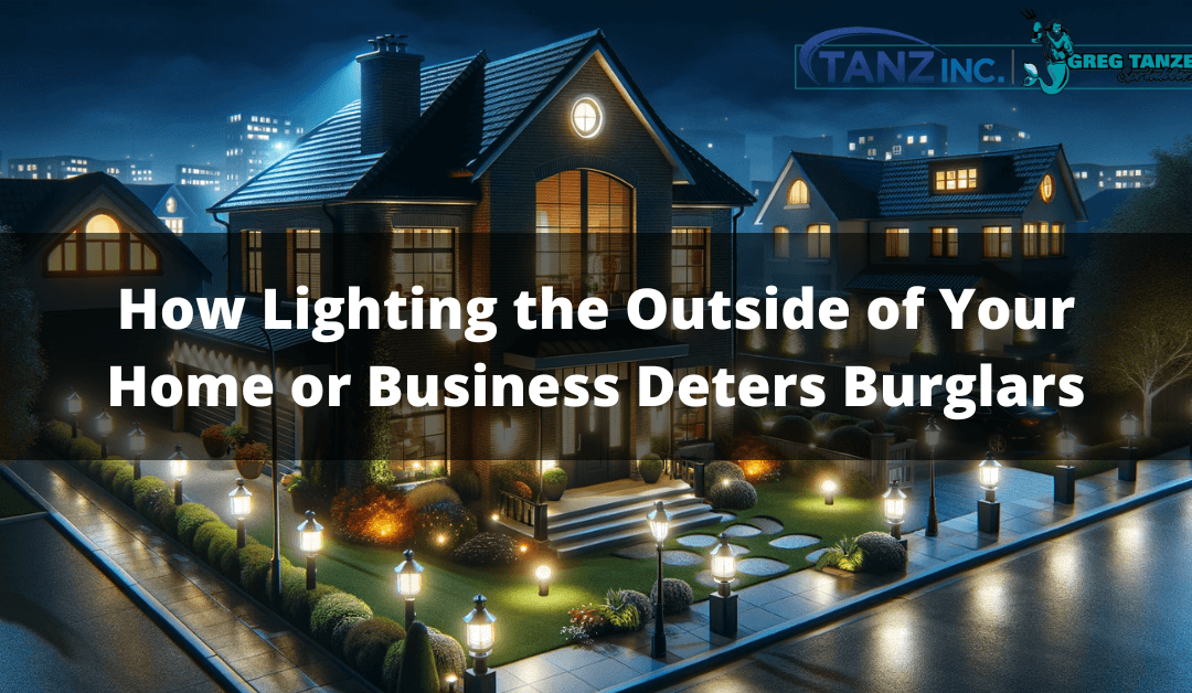 How Lighting the Outside of Your Home or Business Deters Burglars