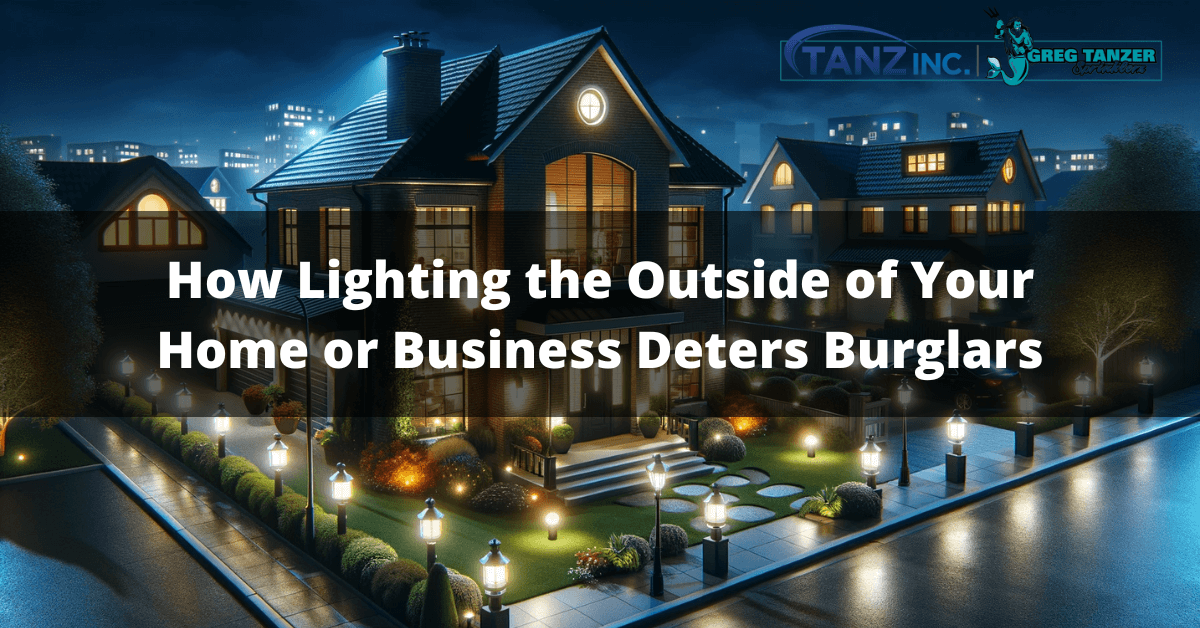 How Lighting the Outside of Your Home or Business Deters Burglars