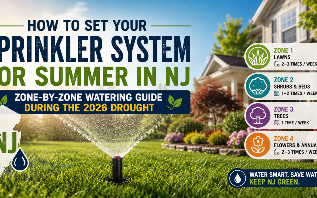 How to Set Your Sprinkler System for Summer in NJ: Zone-by-Zone Watering Guide During the 2026 Drought